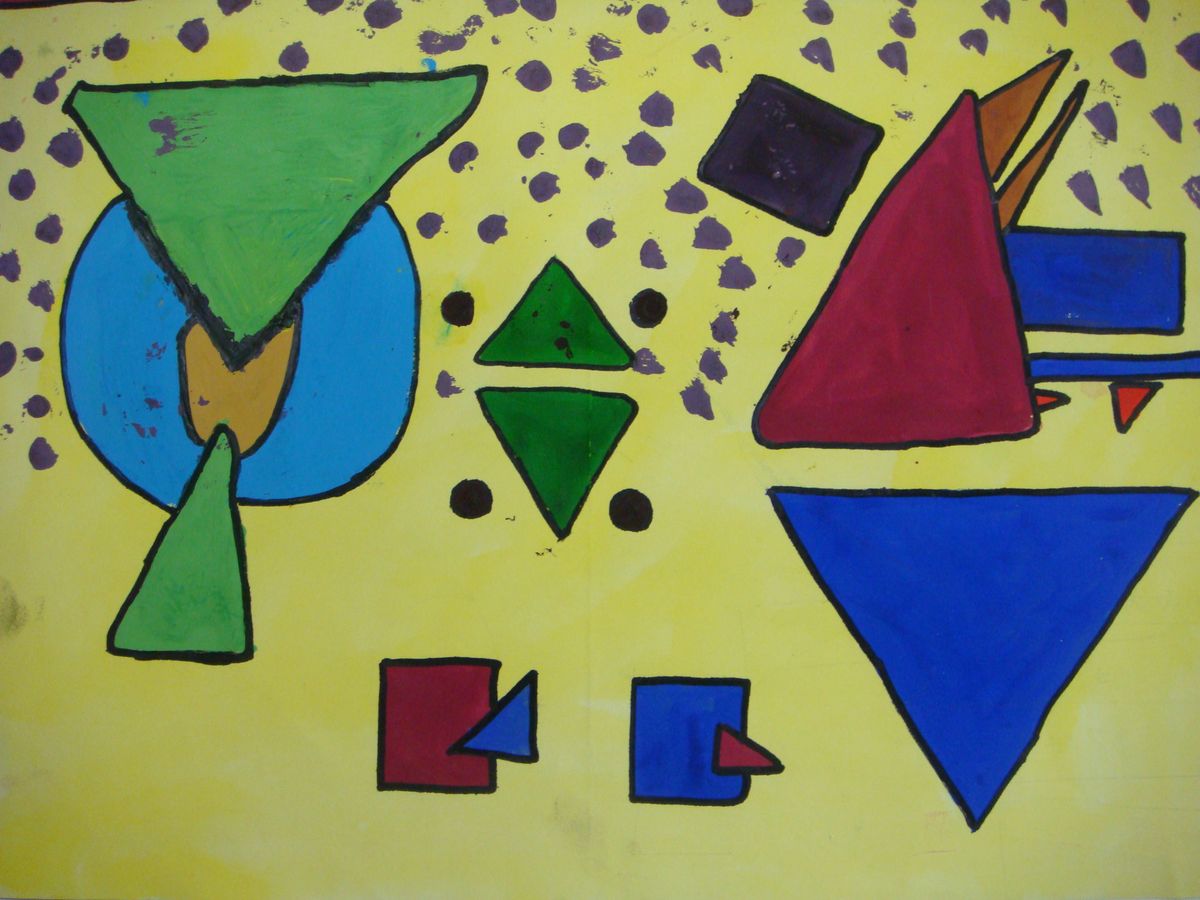 抽象画-四仁-黄嘉敏